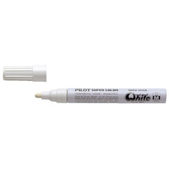 Viltstift PILOT Super SC-W-M lakmarker rond wit 2mm