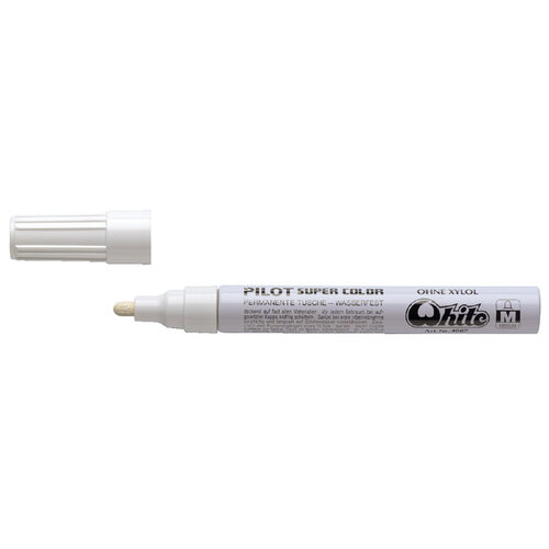 Pilot Viltstift PILOT Super SC-W-M lakmarker rond wit 2mm