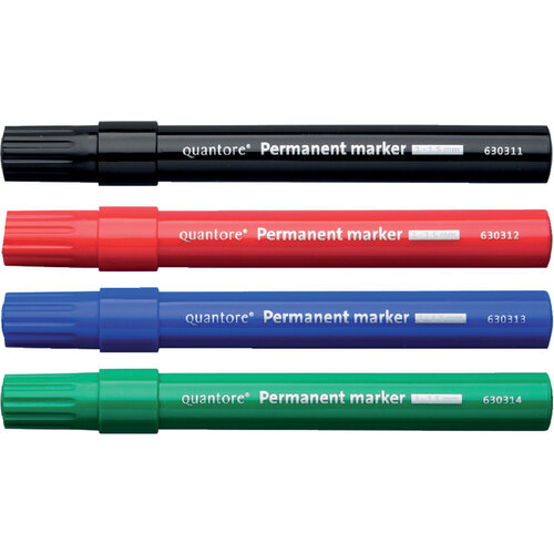 Quantore Permanent marker Quantore rond 1-1.5mm zwart