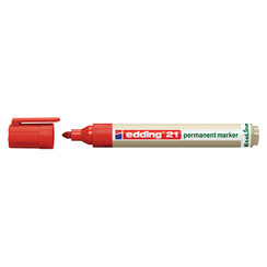 Marqueur edding EcoLine 21 pointe ogive 1,5-3mm rouge