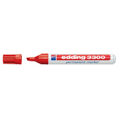 Marqueur edding 3300 Pointe ogive 1-5mm rouge