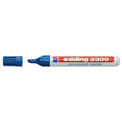 Viltstift edding 3300 schuin  blauw 1-5mm