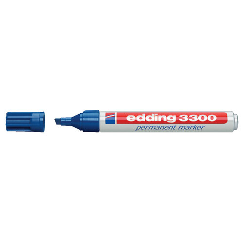 edding Viltstift edding 3300 schuin  blauw 1-5mm