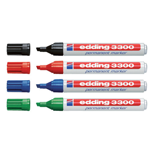 edding Viltstift edding 3300 schuin  blauw 1-5mm