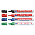 edding Viltstift edding 3300 schuin assorti 1-5mm blister à 4st