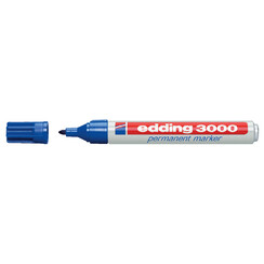 Marqueur Edding 3000 Pointe ogive 1,5-3mm bleu