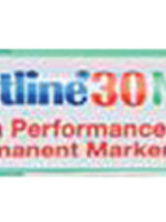 Artline Viltstift Artline 30 schuin 2-5mm blauw