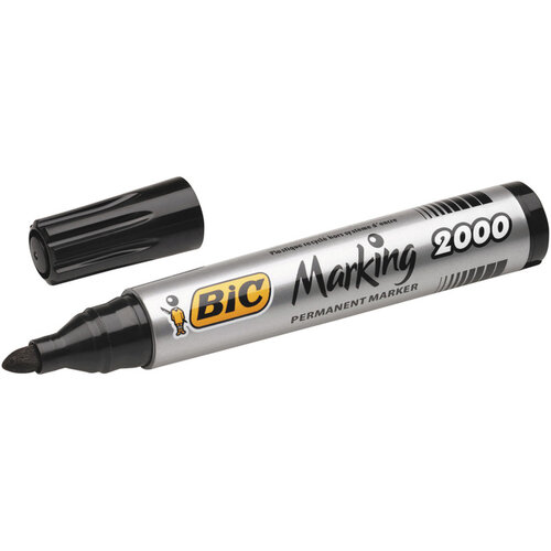 Bic Viltstift Bic 2000 rond zwart 1.7mm