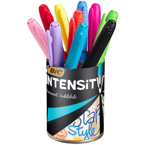 Bic Feutre BIC ogive 0,8mm permanent assorti 10 pièces