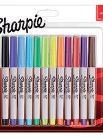 Sharpie Feutre Sharpie ogive 0.5mm blister de 12 pièces Fun assorti