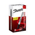 Sharpie Viltstift Sharpie rond 1.0mm F valuepack 20+4 gratis zwart