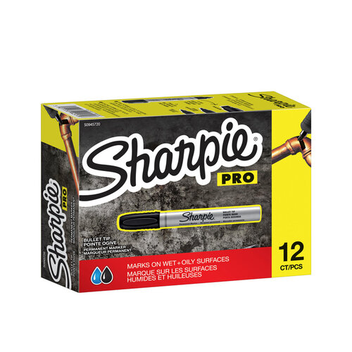 Sharpie Viltstift Sharpie Pro rond zwart 1.5-3mm