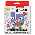 Bruynzeel Feutre Bruynzeel Kids Magic Points Blister de 8 pièces assorti