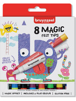 Bruynzeel Feutre Bruynzeel Kids Magic Points Blister de 8 pièces assorti