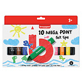 Bruynzeel Feutre Bruynzeel Kids Mega Point blister de 10 pièces assorti