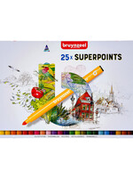 Bruynzeel Viltstift Bruynzeel Expression super points blik à 25 stuks assorti