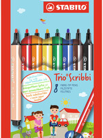 Stabilo Viltstift STABILO Scribbi 368 etui à 8 kleuren