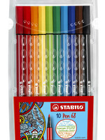 Stabilo Feutre STABILO Pen 68 étui 10 couleurs