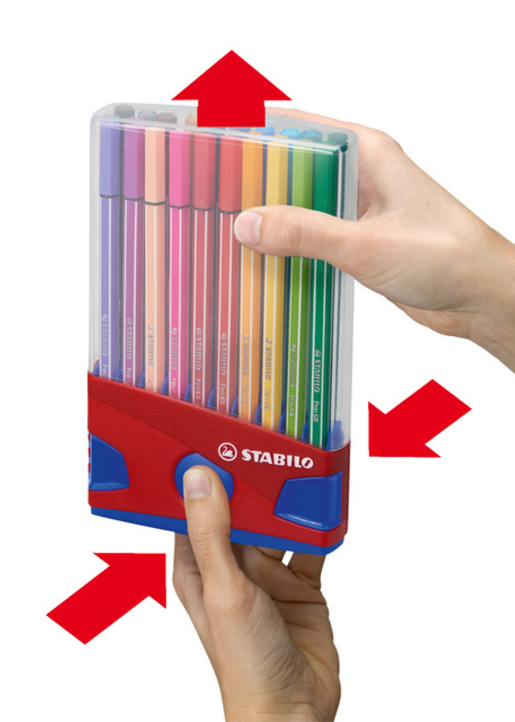 Stabilo Feutre STABILO Pen 68 Colorparade Assorti 20 pièces