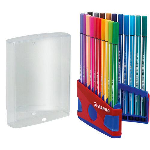 Stabilo Feutre STABILO Pen 68 Colorparade Assorti 20 pièces