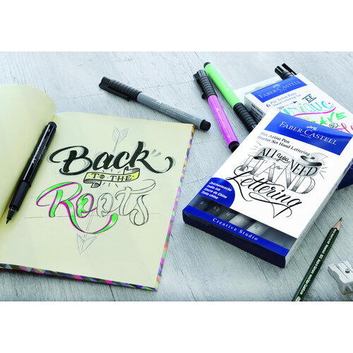 Faber Castell Tekenstift Faber-Castell Pitt Artist handlettering startset