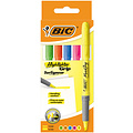 Bic Markeerstift Bic grip etui à 5 stuks assorti