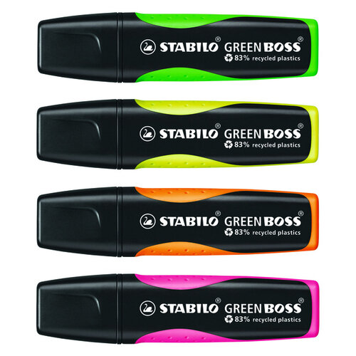 Stabilo Markeerstift STABILO Green Boss 6070/33 groen