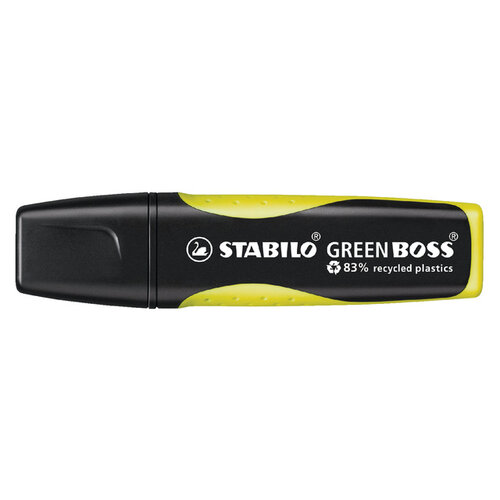 Stabilo Markeerstift STABILO Green Boss 6070/24 geel