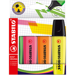 Markeerstift STABILO Boss Original  70/4 assorti