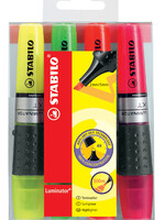 Stabilo Markeerstift STABILO Luminator 71/4 etui à 4 kleuren