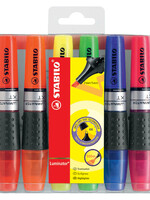 Stabilo Surligneur STABILO Luminator XT Assorti Étui de 6 pièces