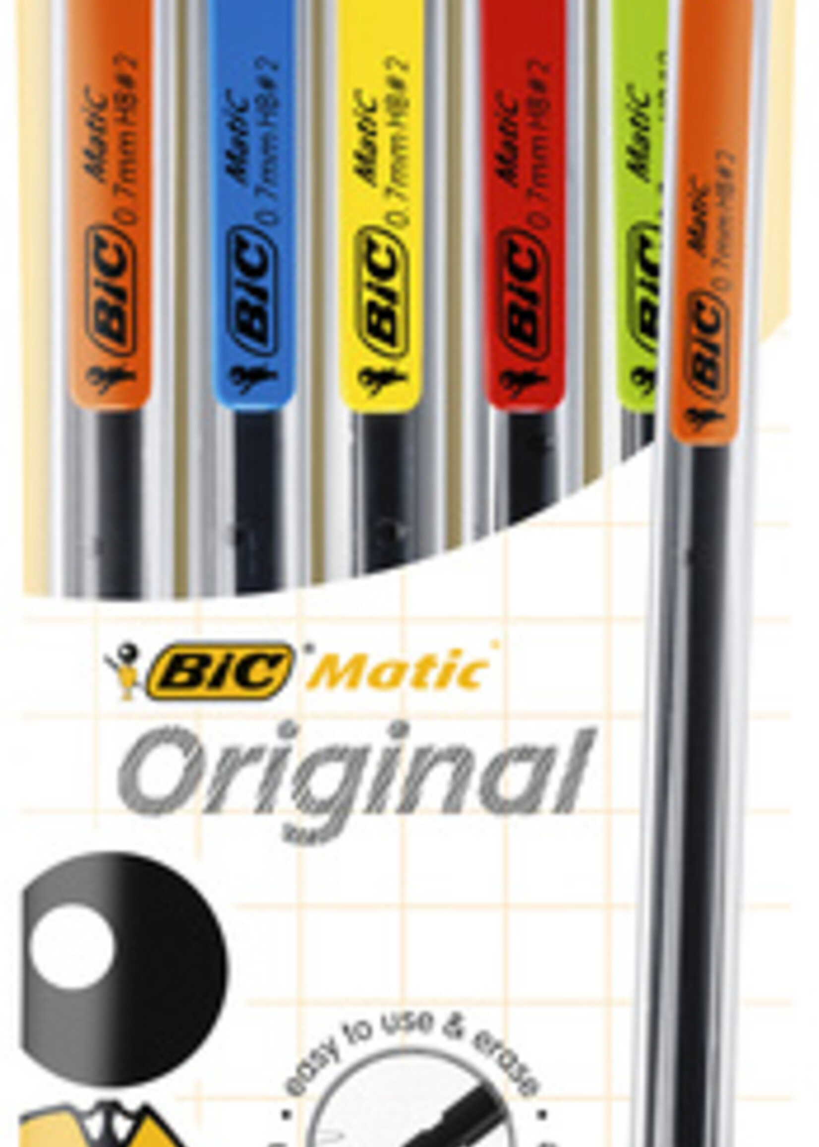 Bic Vulpotlood Bic Matic Classic 0.7mm zak à 5 stuks