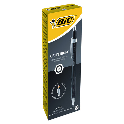 Criterium Portemine BIC Criterium Gomme et Clip Métal 2mm