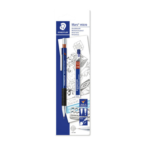 Staedtler Portemine Staedtler Mars Micro 0,5mm + extra mines