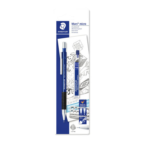 Staedtler Portemine Staedtler Mars Micro 0,7mm + extra mines