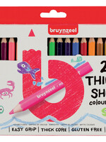 Bruynzeel Kleurpotloden Bruynzeel Kids Kortjakje blister à 20 stuks assorti