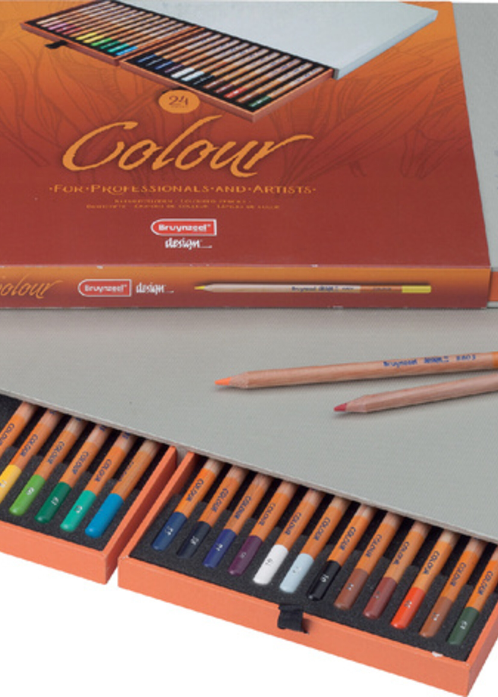 Bruynzeel Crayons Couleur Bruynzeel Colour Box 24 couleurs assorties