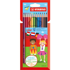 Crayons de couleur STABILO Color 979 12 pièces assorti