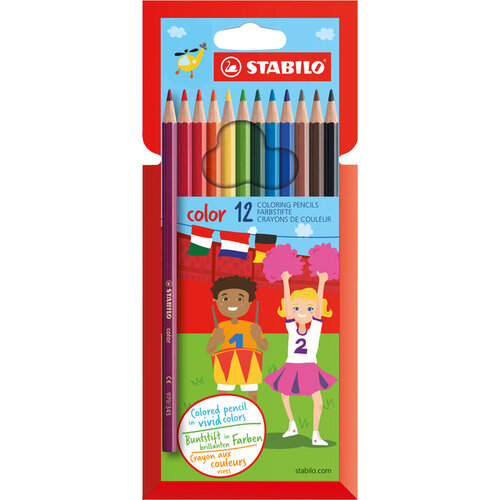 Stabilo Crayons de couleur STABILO Color 979 12 pièces assorti