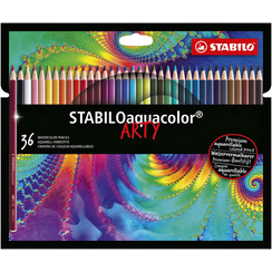 Crayon de couleur STABILO Aquacolor 1636-1-20 étui 36 couleurs