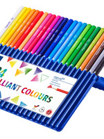 Staedtler Kleurpotloden Staedtler Ergosoft driekantig 24stuks assorti