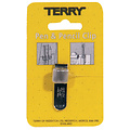 Terry Clip Terry pour 1 stylo/crayon argent