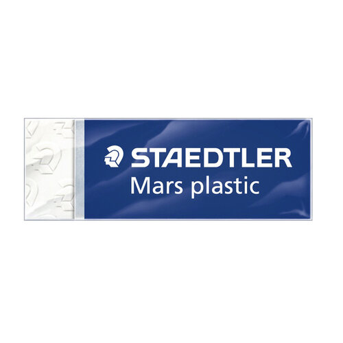 Staedtler Gomme pour crayon Staedtler Mars 53650 65x23x10mm Blanche