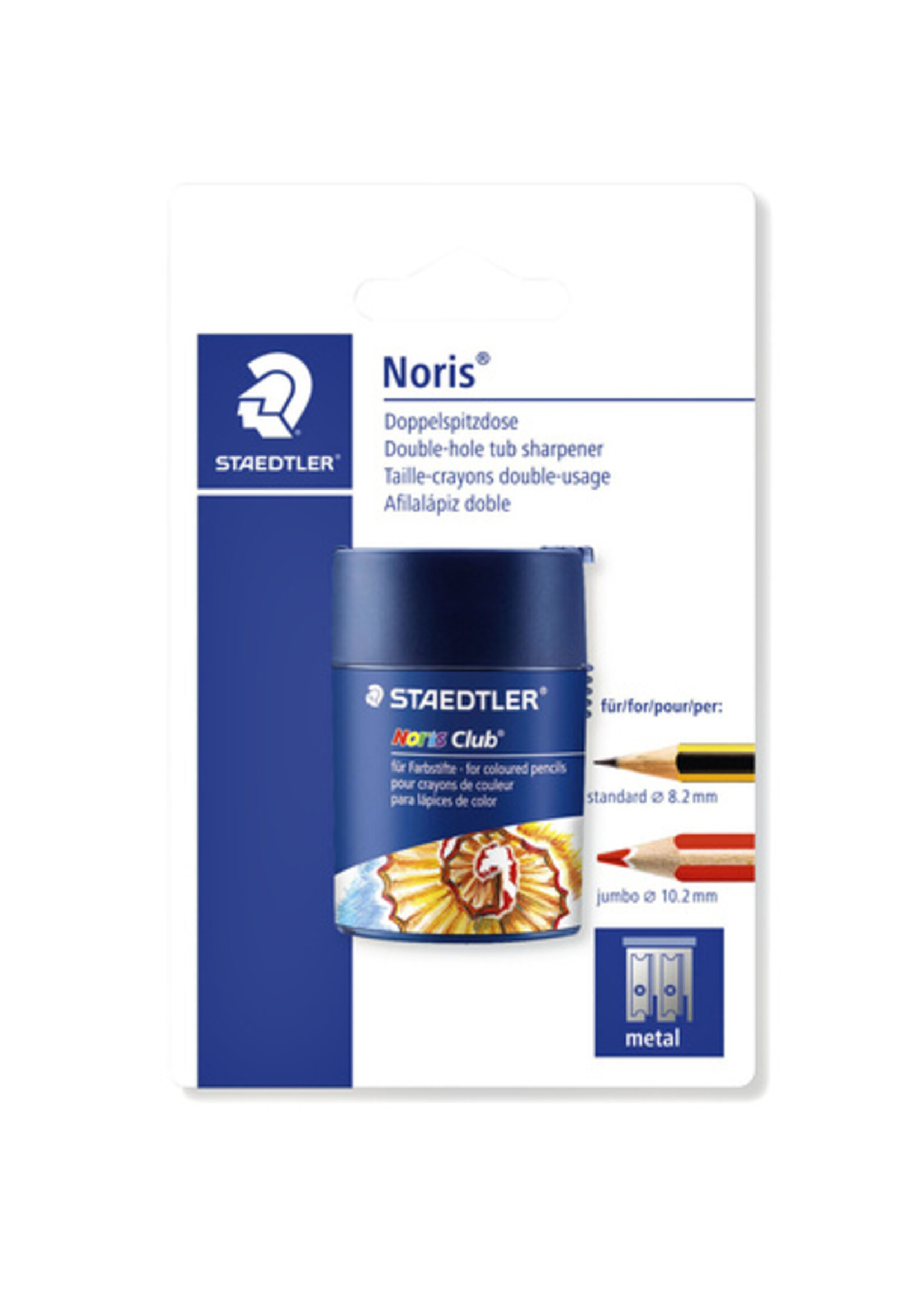 Staedtler Puntenslijper Staedtler Noris dubbel met opvangbakje blister