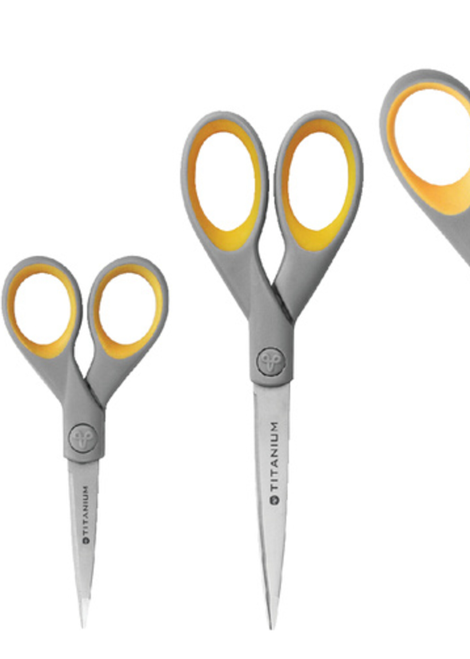 Westcott Kantoorschaar Westcott 130mm met softgrip titanium