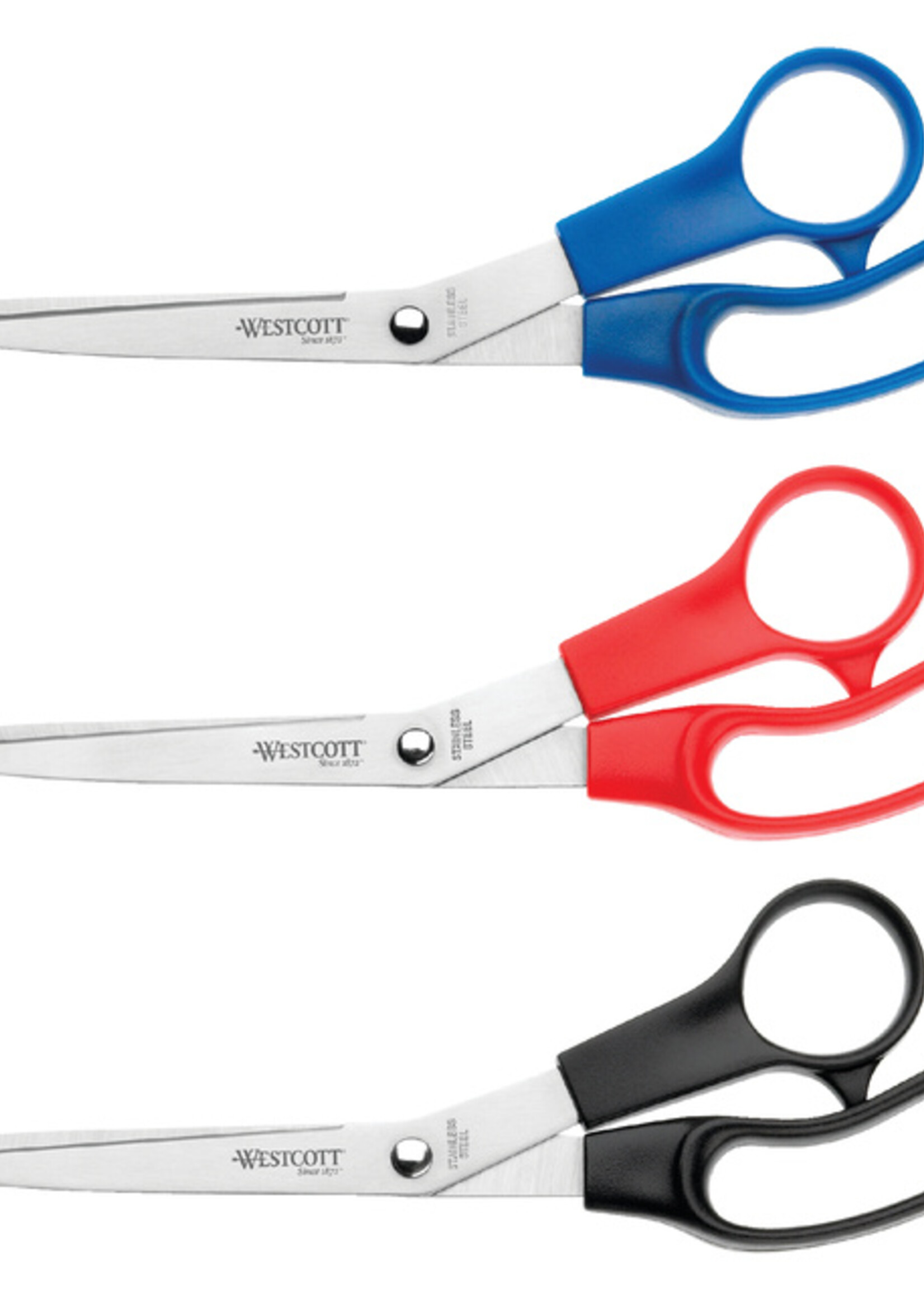 Westcott Ciseaux Westcott Buro 210mm inox assorti