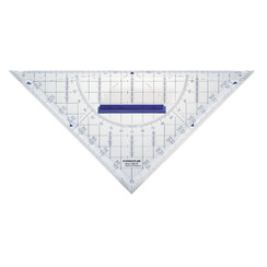 Geodriehoek Staedtler 568 220mm transparant