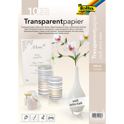 Papier transparent Folia A4 115g blanc