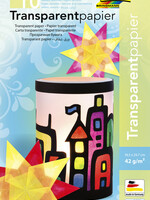 Folia Paper Transparant papier Folia 18,5x29,7cm 42gr ass