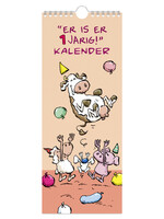 Lannoo Calendrier anniversaire Ritsier 130x325mm rose